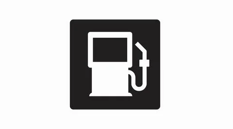 Gass Station Icon. Illustrazione stock