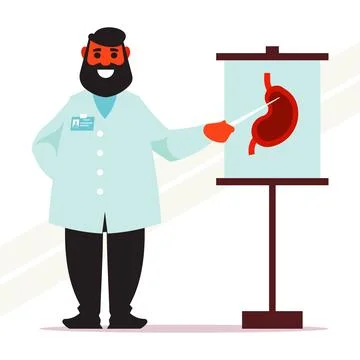 Gastroenterologist Illustrazione stock