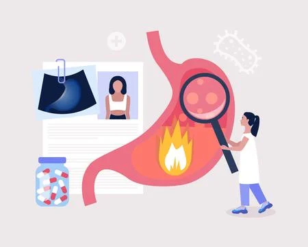 Gastroenterology concept Stock Illustration