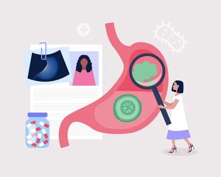 Gastroenterology concept Stock Illustration
