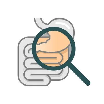 Gastroenterology vector icon Stock Illustration