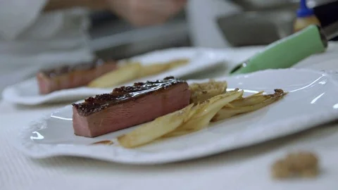 Gastronomy palace kitchen Stock Footage 77959437