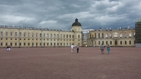Gatchina Palace, Russia. Stock Footage 119116784