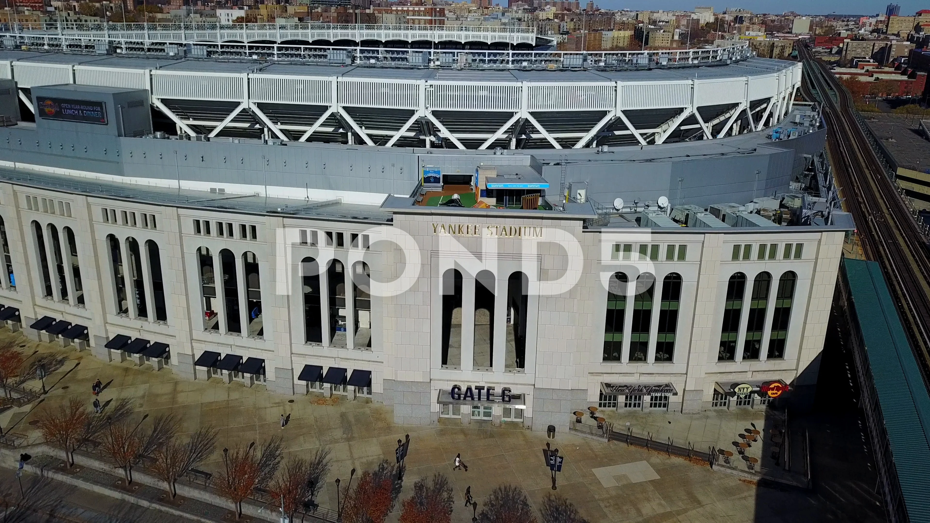 Gate 6 Yankee Stadium Entrance and Close, Stock Video