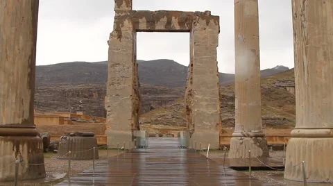 Gate of All Nations Persepolis Video stock 42369910