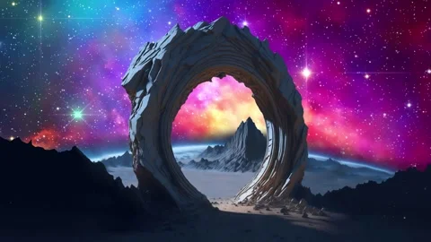 Gate on Another Planet 動画素材 262224317