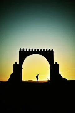 Gate in Antiatlas Stock Photos