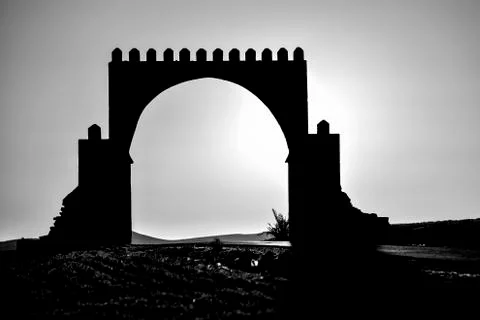 Gate in Antiatlas Stock Photos