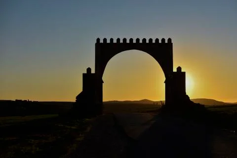 Gate in Antiatlas Stock Photos