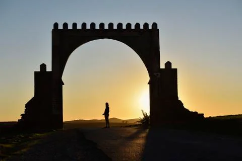 Gate in Antiatlas Stock Photos
