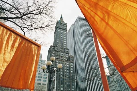 THE GATE CHRISTO 스톡 사진