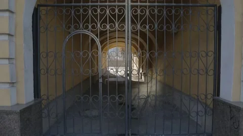 Gate in the city Stock Footage 130823893