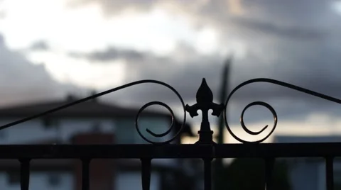 Gate close up Stock Footage 47521316
