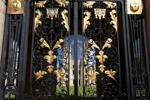 Gate to Codrington Library Stock Photos