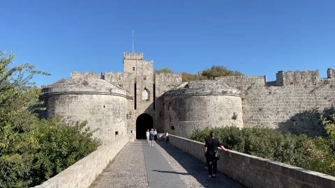 Gate d'Amboise, Rhodes Stock Footage 278091954