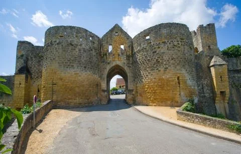 Gate of Domme Stock Photos