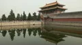 Gate to Forbidden City, Center Beijing, China, Air Pollution, Smog, Time lapse HD Footage