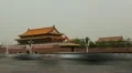 Gate to Forbidden City, Tiananmen Square in Beijing, China, time lapse HD Footage