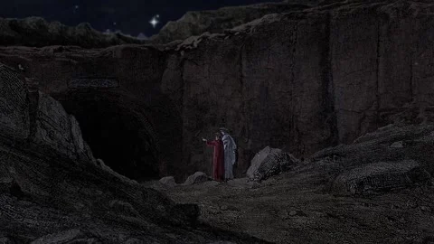 The Gate of Hell Video stock 237020454