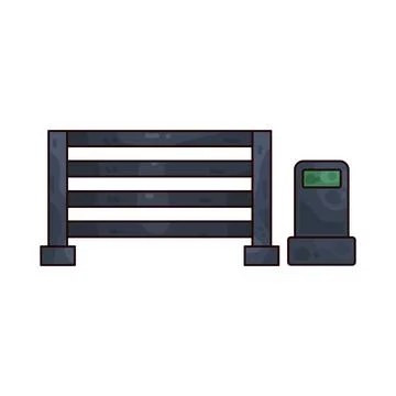 Gate illustration Stock Illustration