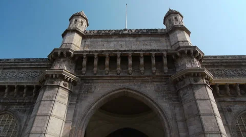 Gate of India tilt P1 Stock Footage 4280125