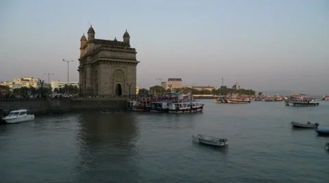 Gate of india timelapse zoom Stockbeeldmateriaal 2208928