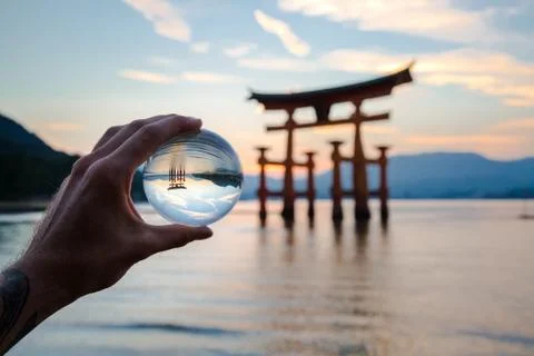 Gate inside a ball Stock Photos