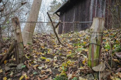 Gate land broken old Stock Photos