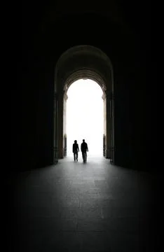 Gate to the light Foto stock