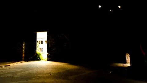 A gate into the light Stock Photos