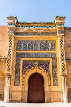 Gate in Meknes, Morocco Stock Photos