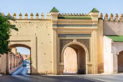 Gate in Meknes, Morocco Stock Photos