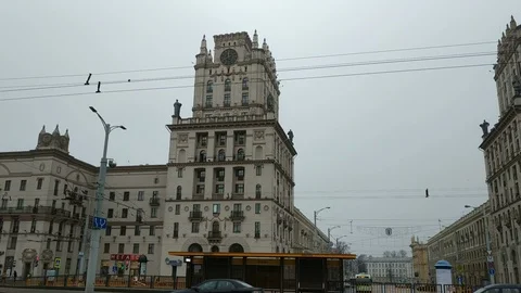 Gate of Minsk. 動画素材 100360886