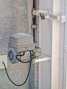Gate Motor with Lock Stock Photos