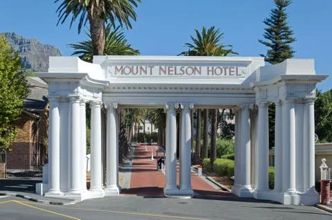 Gate to the Mount Nelson Hotel Stock Photos