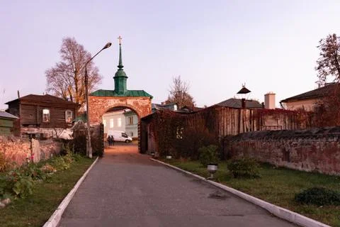 Gate to Mozhaisk Kremlin. Stock Photos