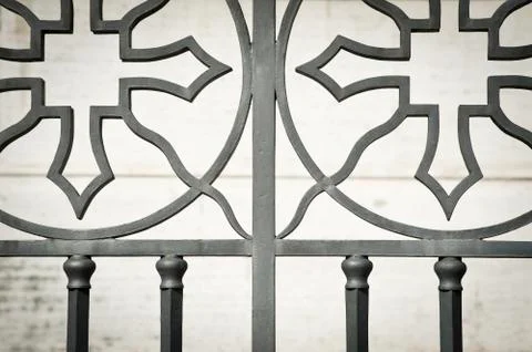 Gate pattern Foto stock