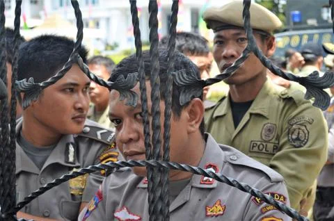 At the gate Stock Photos