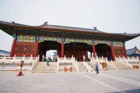 The gate of prayer for good harvests Stock Photos