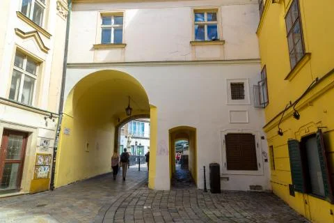 Gate of Saint Michael Tower Stock Photos