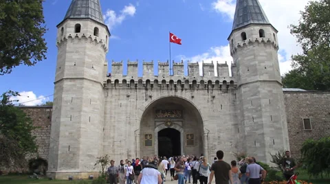 The gate of salutation Stock Footage 39252983