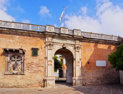 Gate in seville Stock Photos