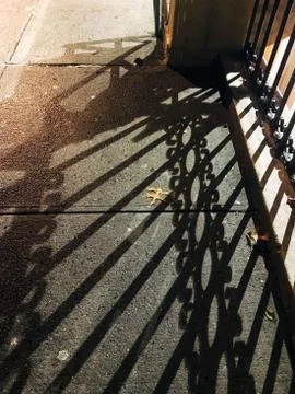 Gate Shadows 2 Stock Photos
