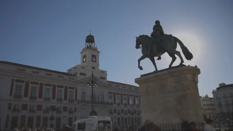 GATE OF THE SUN  MADRID Stock Footage 162853960