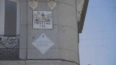 GATE OF THE SUN MADRID Stock Footage 162853983