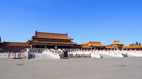 Gate of Supreme Harmony of the Forbidden City 動画素材 65287926