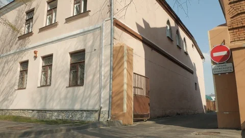 Gate target closes the way. Brest, Belarus Stock-Footage 113187928