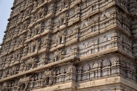 Gate tower gopuram Stock Photos