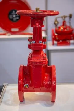 Gate valve flange type Stock Photos