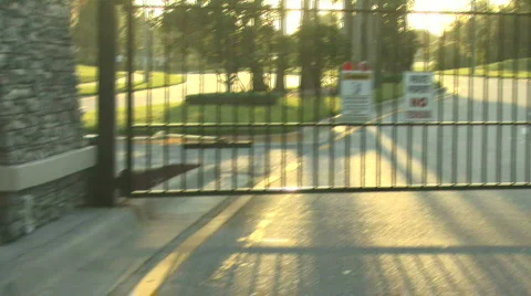 Gated Community Stock Footage 94763